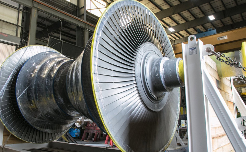 عمليات ومكونات التوربينات البخارية الكبيرة